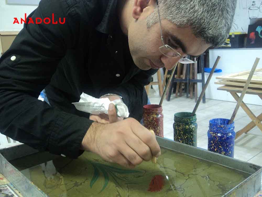 Yetişkinlerle Ebru Eğitimleri Adana