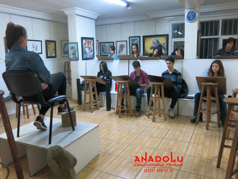 Anadolu Güzel Sanatlarda Modelden Desen Çalışmaları Adana