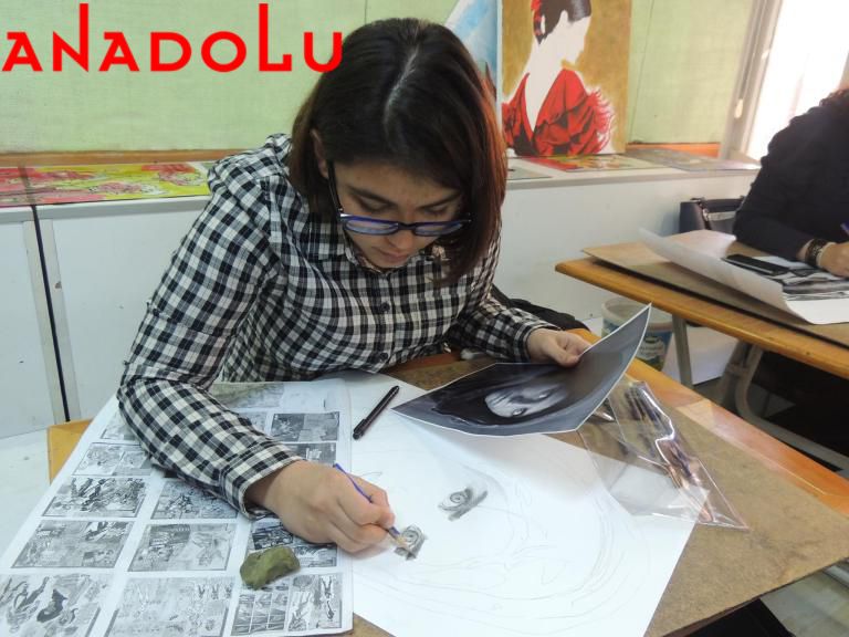 Karakalem Portre Çizim Dersleri Adana