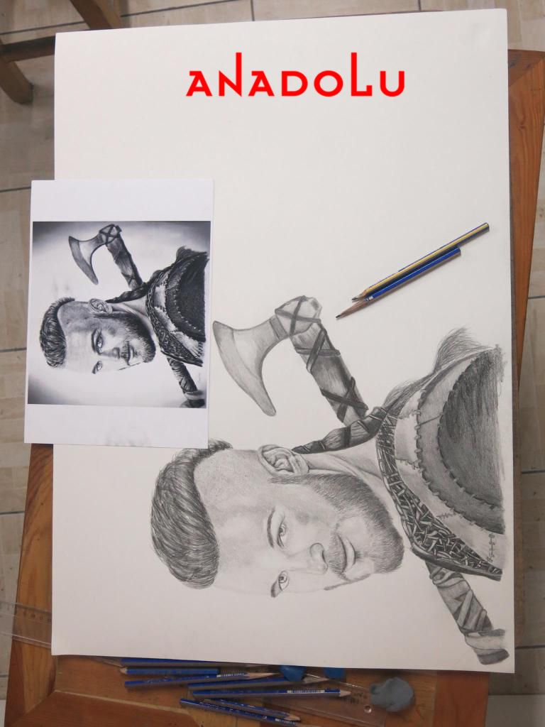 Karakalem Portre Çalışması Adana