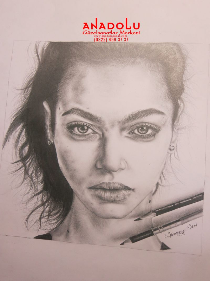 Karakalem Portre Çalışmaları Adana