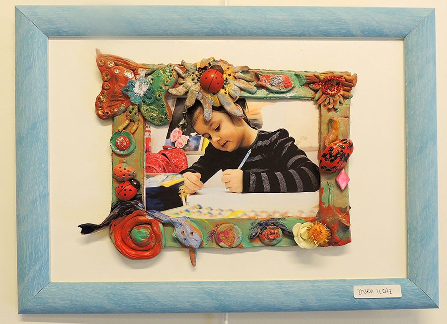 Seramikten Resim Çerçevesi Çocuk Sergisi Adana