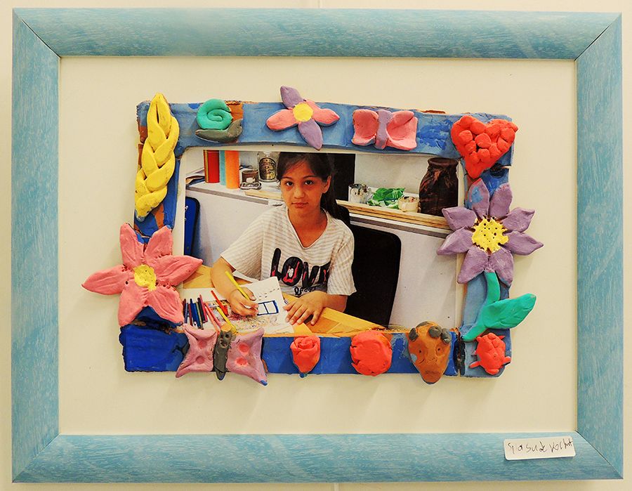 Çocukların Yaptığı Kabartma Resim Sergisi Adana