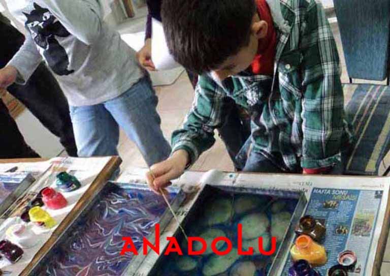 Çocuklara Yönelik Ebru Kursları Adana