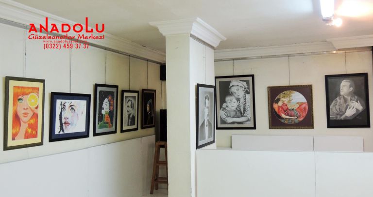 Anadolu Güzel Sanatlar Liselerine Hazırlık Sanat Galerisi Adana