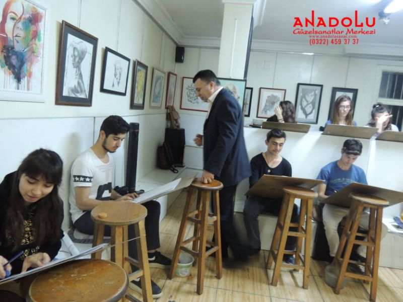 Güzel Sanatlara Hazırlık Desen Dersleri Adana